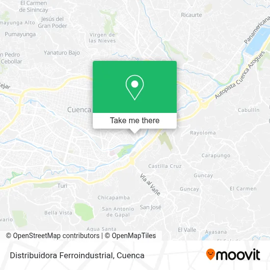Distribuidora Ferroindustrial map