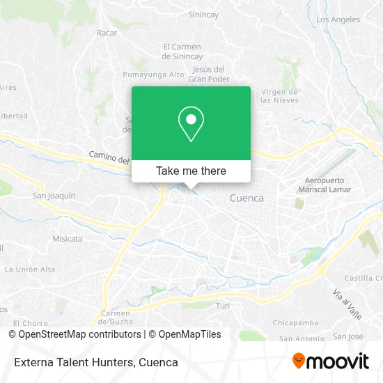 Externa Talent Hunters map
