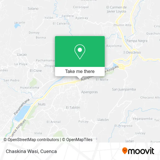 Chaskina Wasi map
