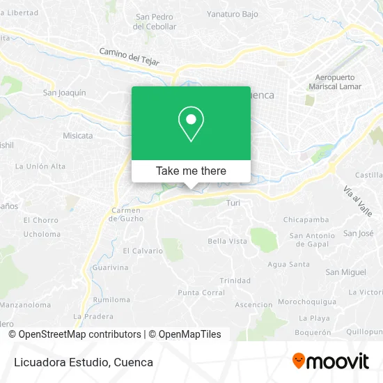 Licuadora Estudio map