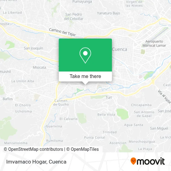 Imvamaco Hogar map