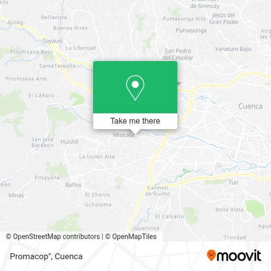 Promacop" map