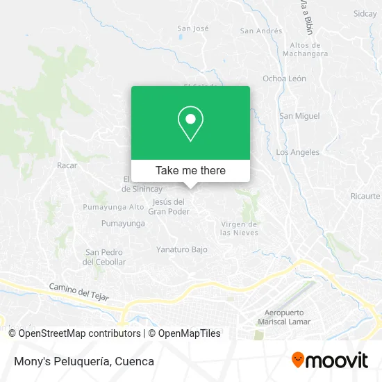 Mony's Peluquería map