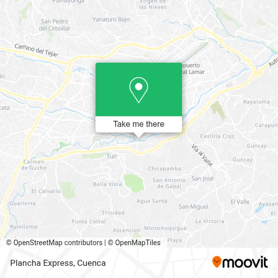 Plancha Express map