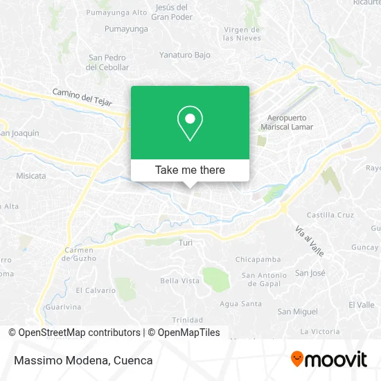 Massimo Modena map