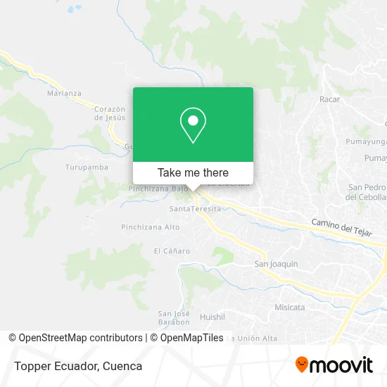 Topper Ecuador map