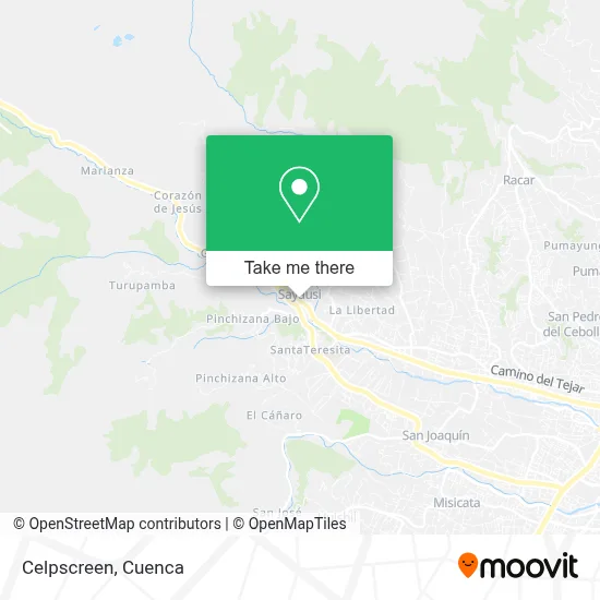 Celpscreen map