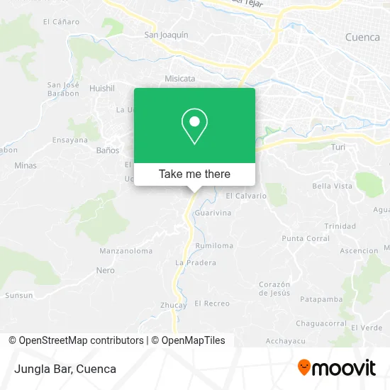 Jungla Bar map