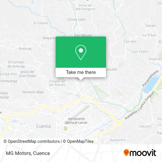 Mg Motors map