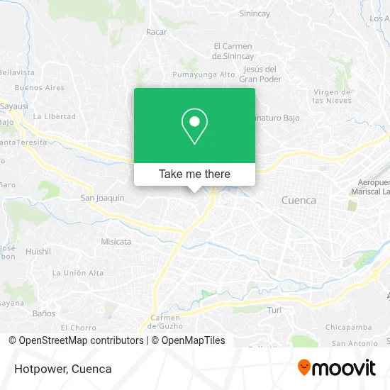 Hotpower map