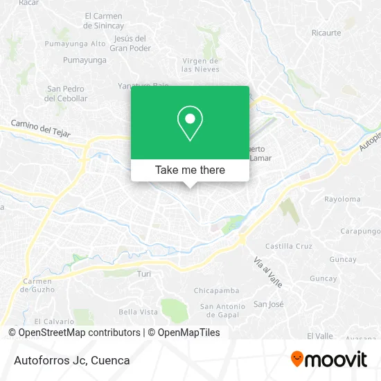 Autoforros Jc map