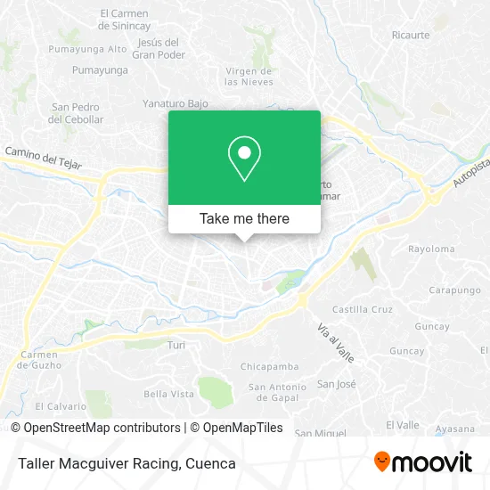 Taller Macguiver Racing map
