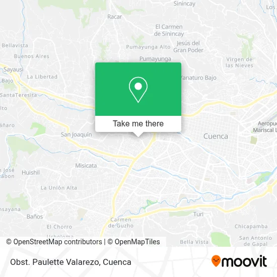 Obst. Paulette Valarezo map