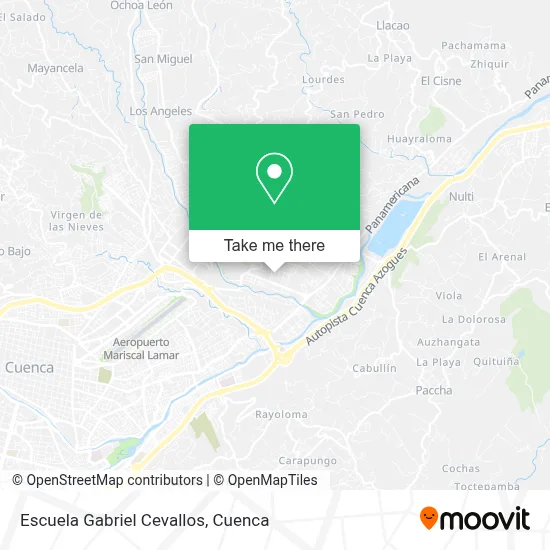Escuela Gabriel Cevallos map