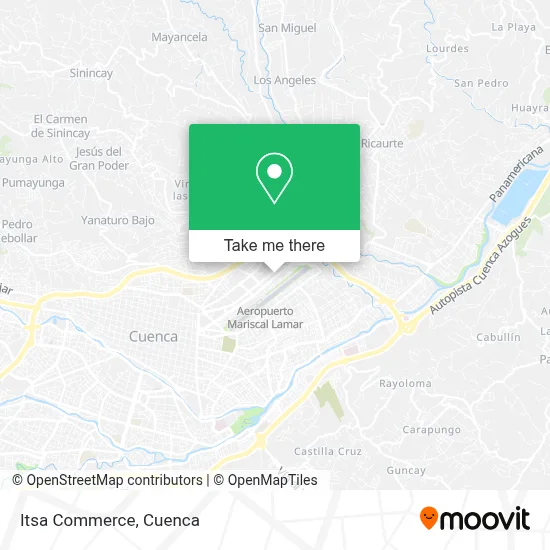 Itsa Commerce map