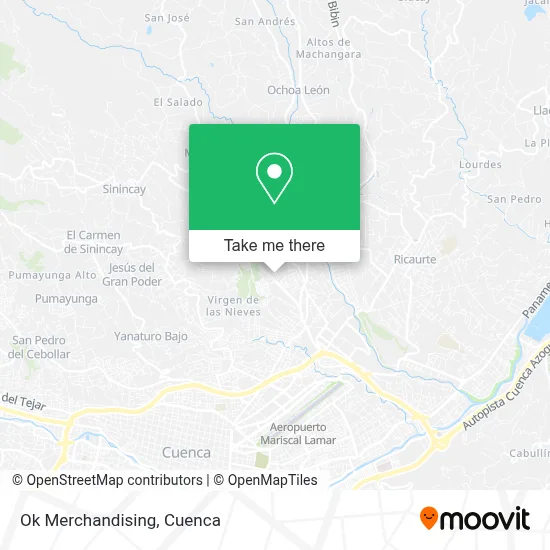 Ok Merchandising map