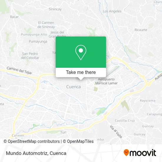 Mundo Automotriz map