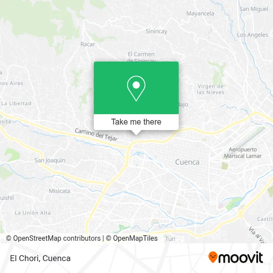 El Chori map
