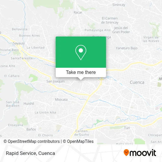 Rapid Service map