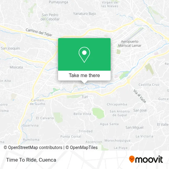 Time To Ride map