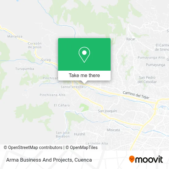 Arma Business And Projects map