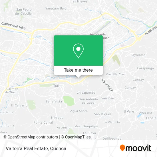Valterra Real Estate map