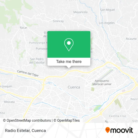 Radio Estelar map