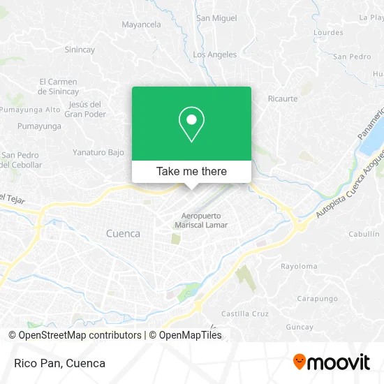 Rico Pan map