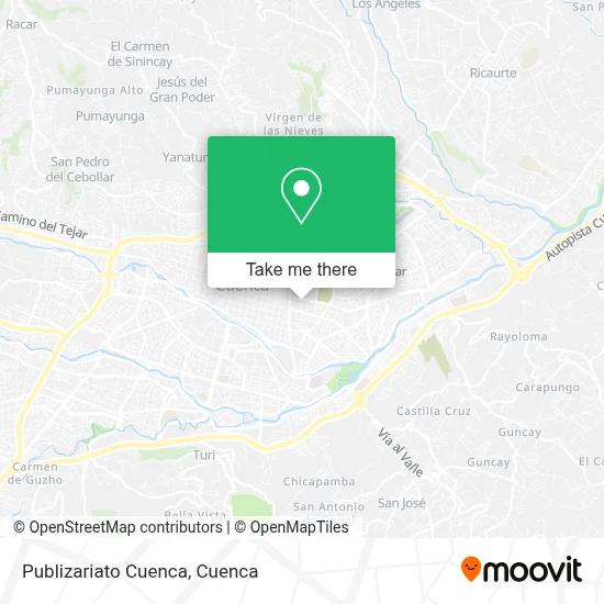 Publizariato Cuenca map