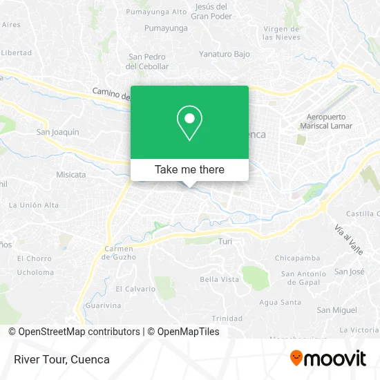 River Tour map