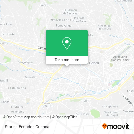 Starink Ecuador map