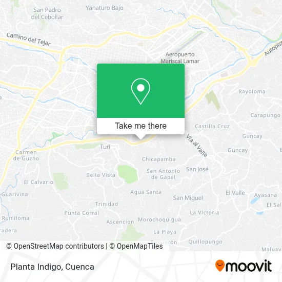 Planta Indigo map