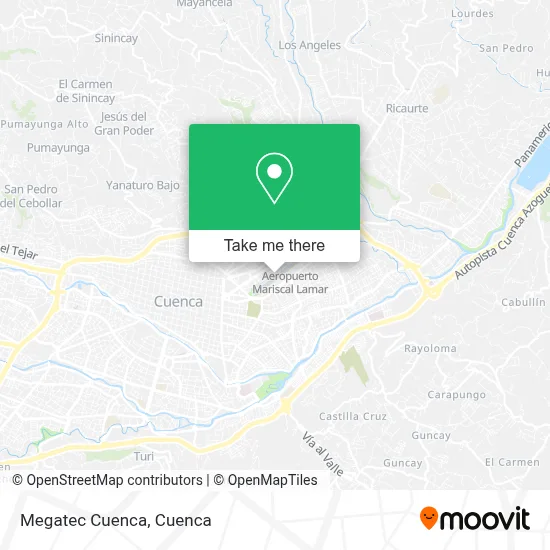 Megatec Cuenca map
