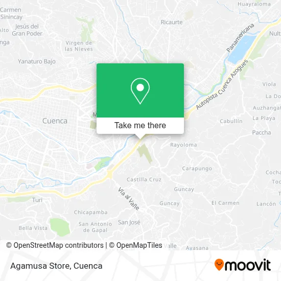 Agamusa Store map