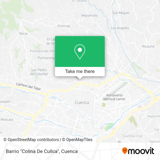 Barrio "Colina De Cullca" map