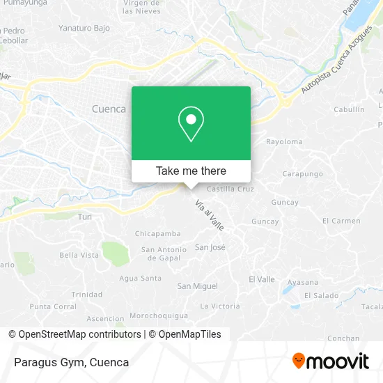 Paragus Gym map