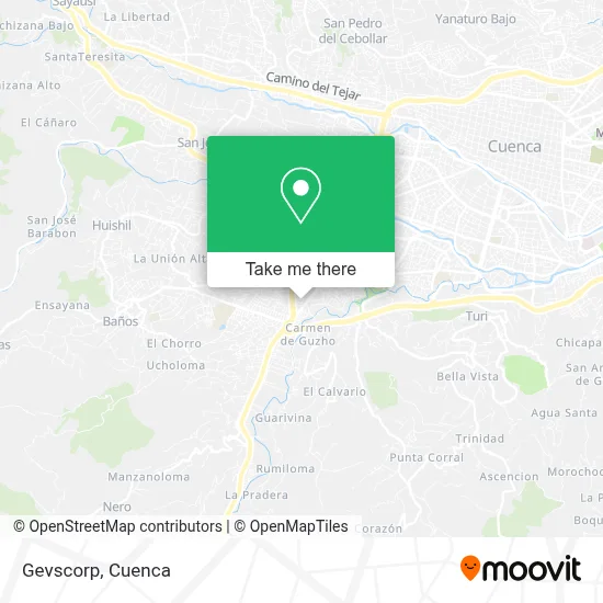 Gevscorp map