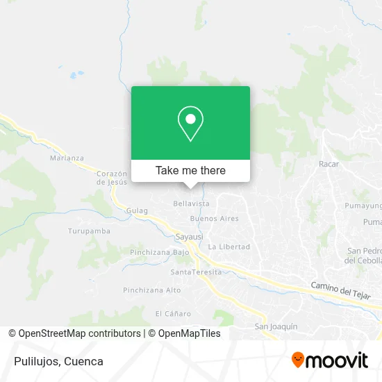 Pulilujos map