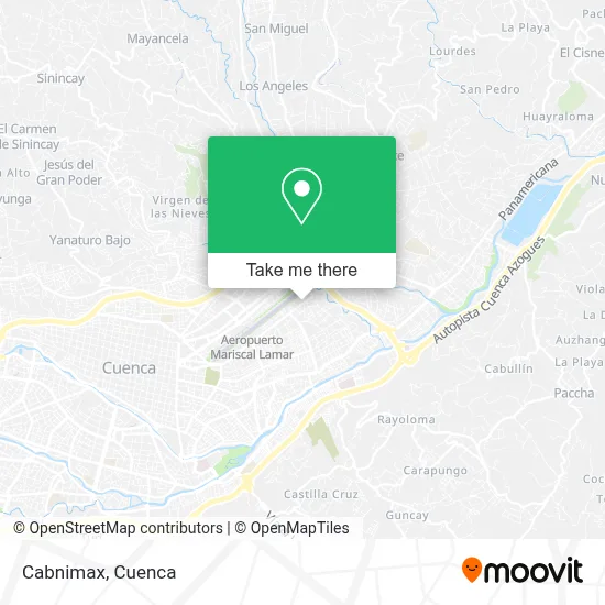 Cabnimax map
