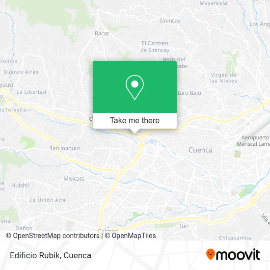Edificio Rubik map