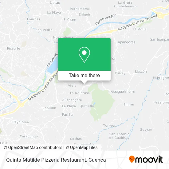 Quinta Matilde Pizzeria Restaurant map