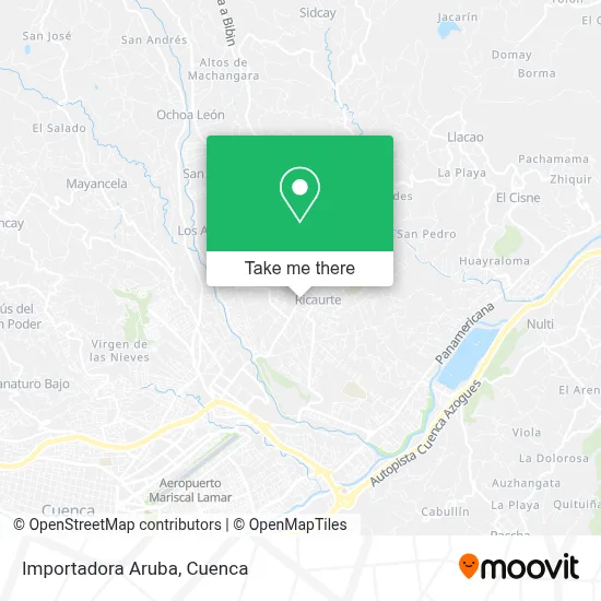 Importadora Aruba map