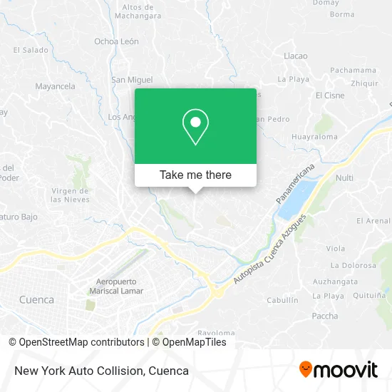 New York Auto Collision map