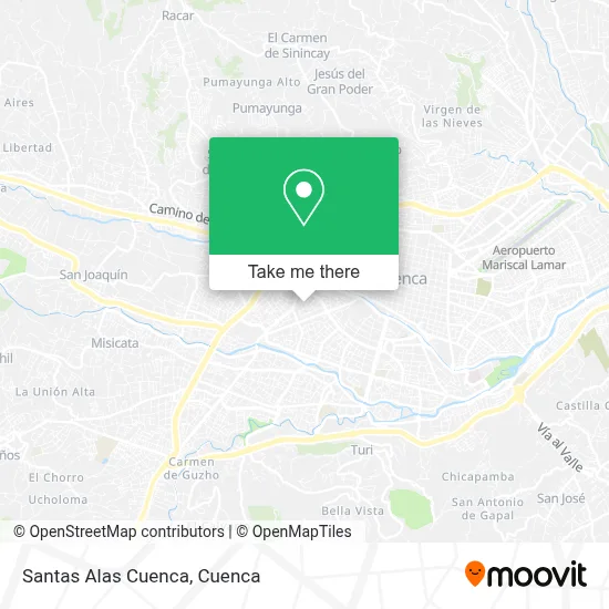 Santas Alas Cuenca map