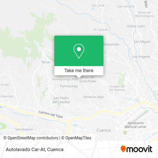 Autolavado Car-At map