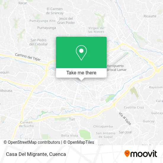 Casa Del Migrante map
