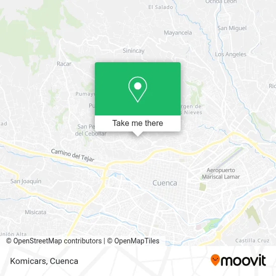 Komicars map