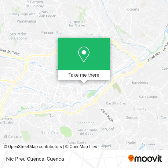 Nic Preu Cuenca map