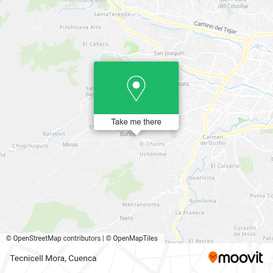 Tecnicell Mora map