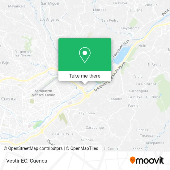 Vestir EC map